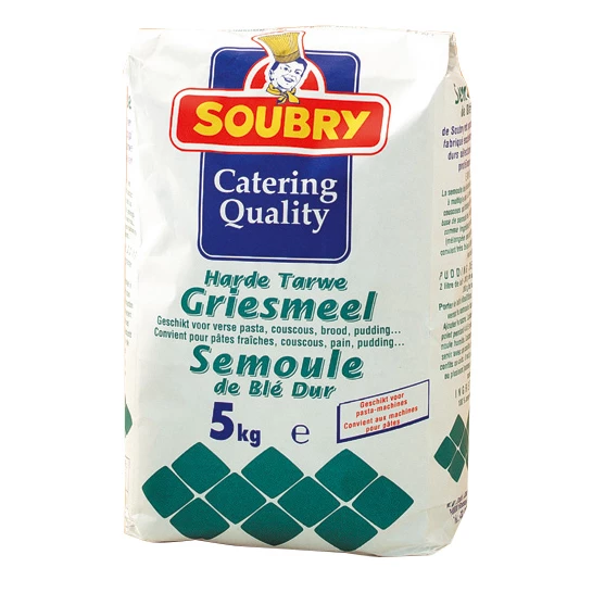 83533-Soubry-Harde-Tarwegriesmeel-Semoule-de-BlÇ-Dur-1x-5kg
